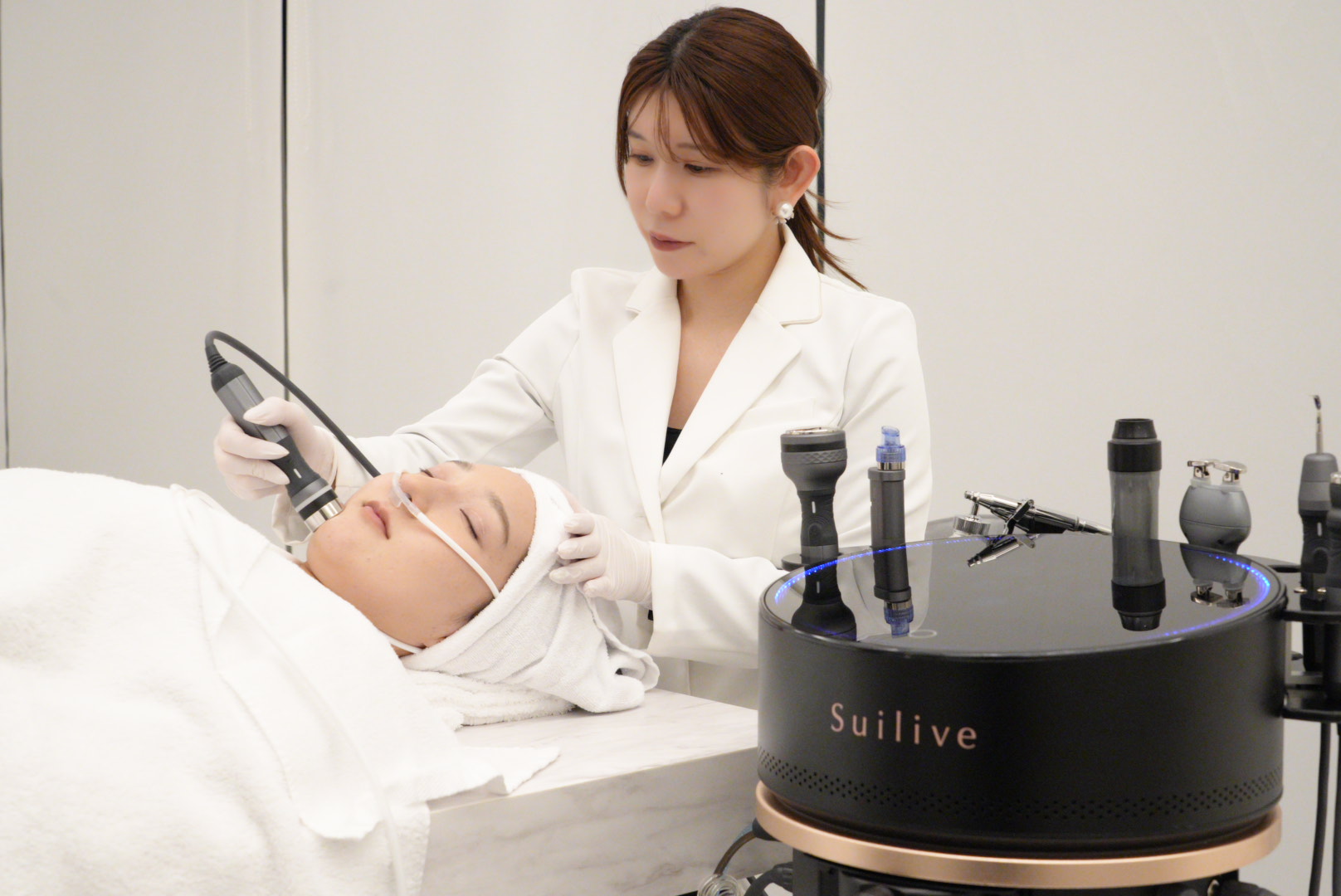 水素吸入器を搭載した水素美容機器